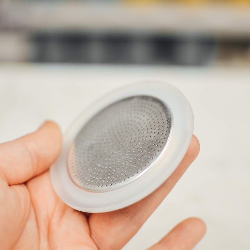 GROSCHE Milano Stovetop Espresso Maker Replacement - 9 Espresso Cup Size Silicone Gasket Seals (3 Seals) & 1 Replacement Filter Screen Kit for Moka Pots - Image 5